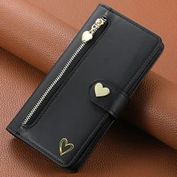Zipper Wallet Case For Motorola X30 S30 X40 Pro Edge 40 Neo 5G Leather Book Funda For Moto Edge 30 Ultra Edge 20 Lite Fusion