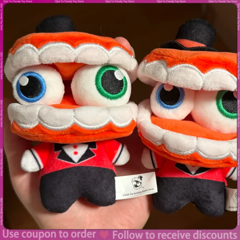 Kawaii The Amazing Digital Circus Plush Keychain Set 3pcs Pomni Jax Caine Soft Mini Dolls For Fans Bag Charm And Birthday Gift