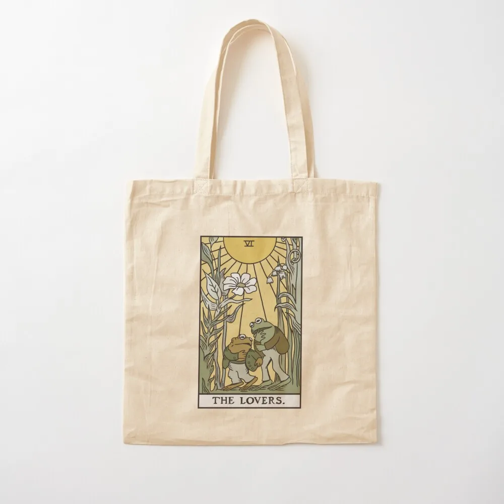 

Frog and toad <3 Tote Bag Shopper bag reusable shopping bag Women's tote luxury women Canvas Tote