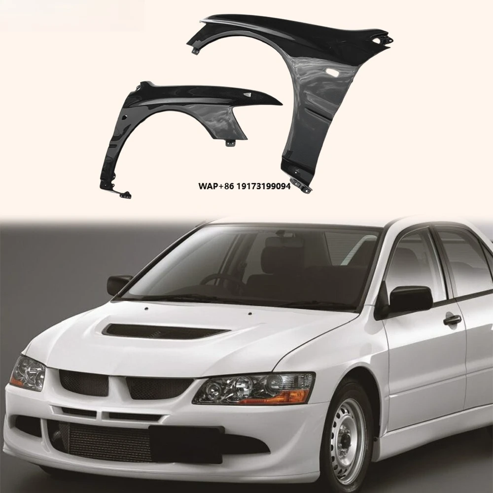 

For EVO 8 CT9A Sedan 03-05 Carbon OE Front Side Vented Fenders Pair