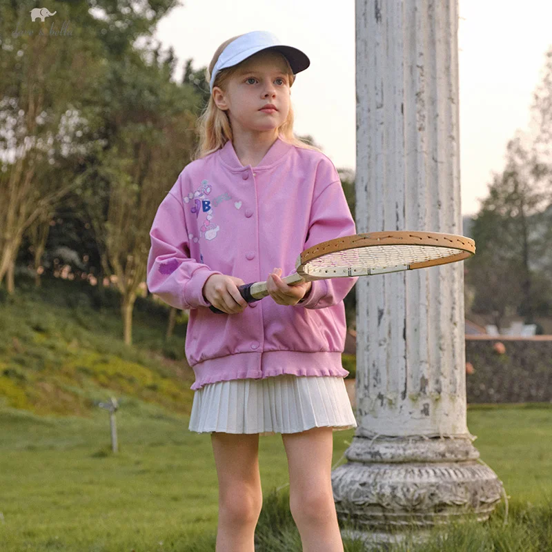 ديف بيلا الأطفال سترة قطن الخريف الشتاء الفتيات الدفء معطف طويل الأكمام ملابس خارجية رياضية غير رسمية الاطفال الملابس DK1250867 #1