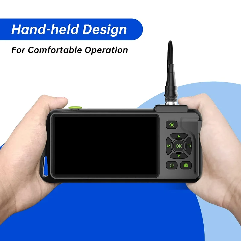 5''IPS Screen Industrial Endoscope Video Autofocus Camera HD1080P Single Dual Triple Lens Pipe Inspection Borescope Waterproof