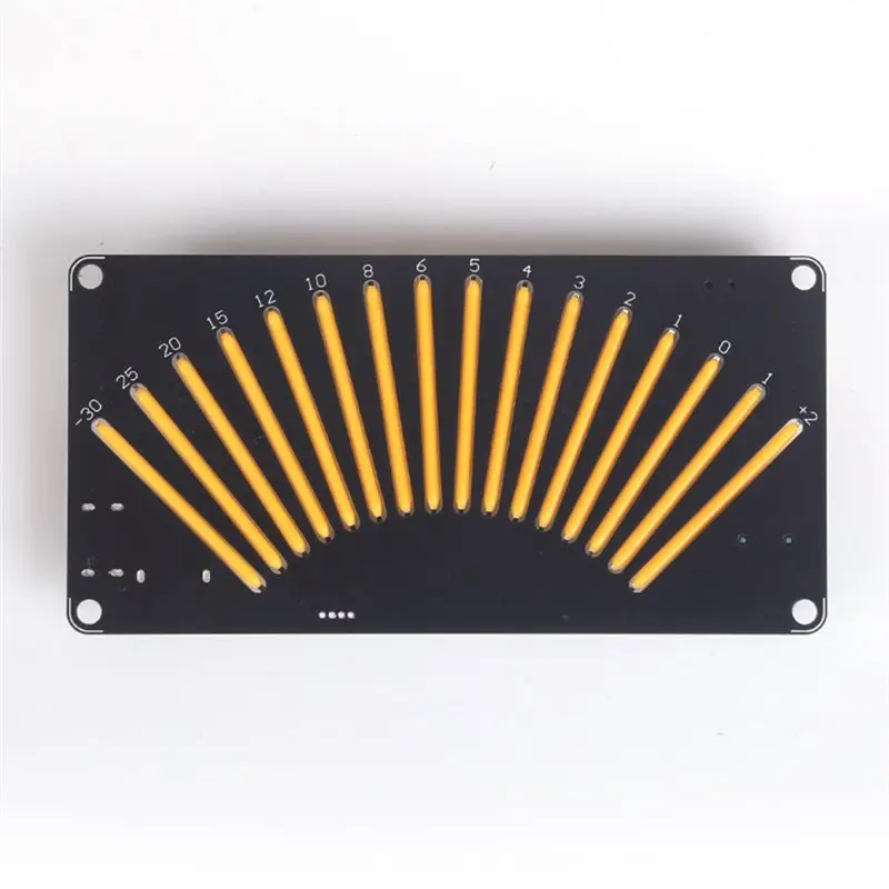 AS60-AK-DB16VU Retro Level Indicator Dual Channel Music Meter LED VU Meter 16-Bit Music Spectrum Display