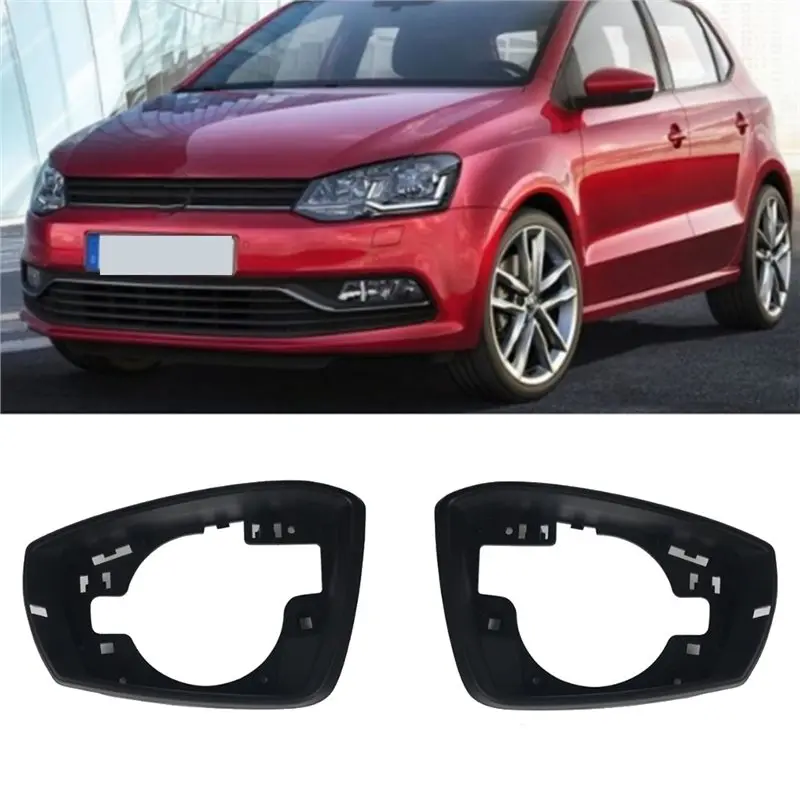 إطار قاعدة مرآة الرؤية الخلفية للسيارة لسيارة VW Polo 2014-2018 جزء تركيب إطار مرآة الرؤية الخلفية