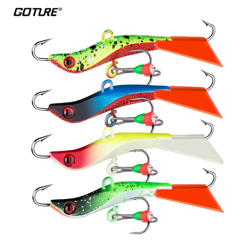 

Goture Balancers Fishing Lure Winter Ice Jigging Bait Wobblers Lure for Pike Perch 71mm 14g Winter Equipment Carp Fishing 2025