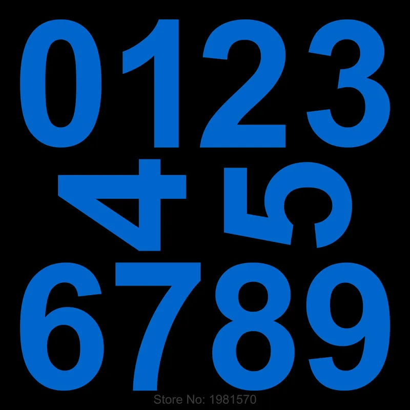 Glow Number Stickers Tag Self-adhesive Numeral Door Plaque House Drawer Sign Gate Digits Hotel Home Sticker Address Door Label