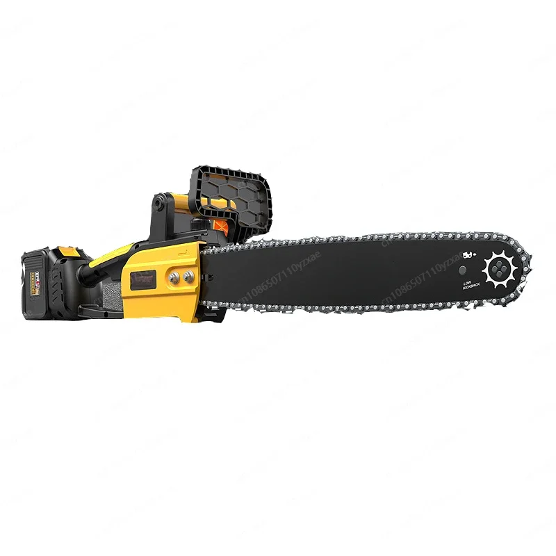 16 Inch Electric Chain Saw Household Small Handheld Lithium Battery High-Power Logging Saw Garden Pruning Saw Electric Tool