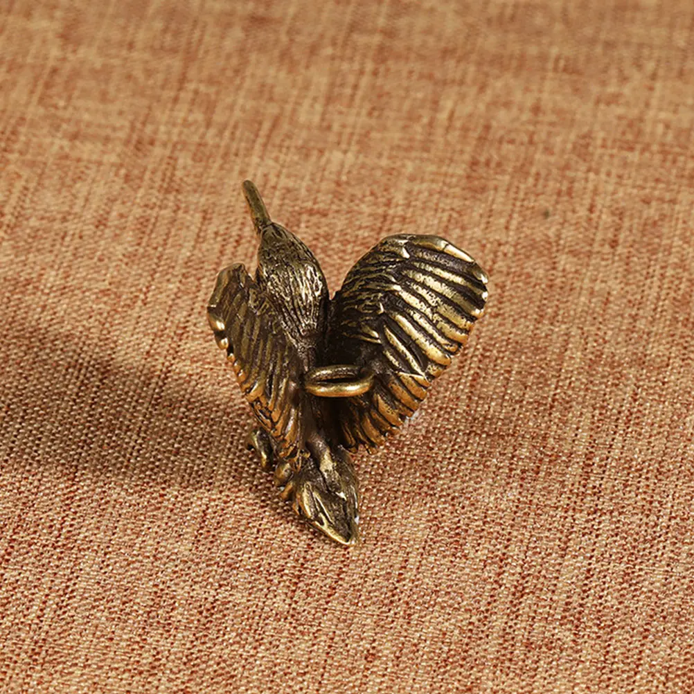 

Brass Bird Keychain Pendant DIY Home Vintage Chic Ornament Small Collection Gift Delicate