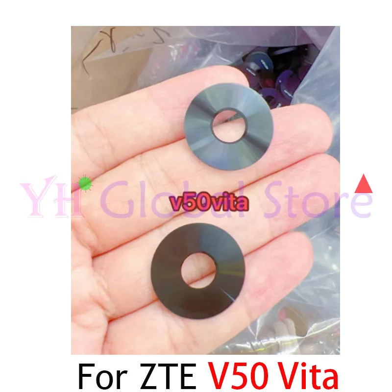 For ZTE V40 V50 V54 Vita A72 A73 A52 A54 A5 A7 A7S 2019 2020 Smart Back Rear Camera Lens Glass Cover With Adhesive Sticker