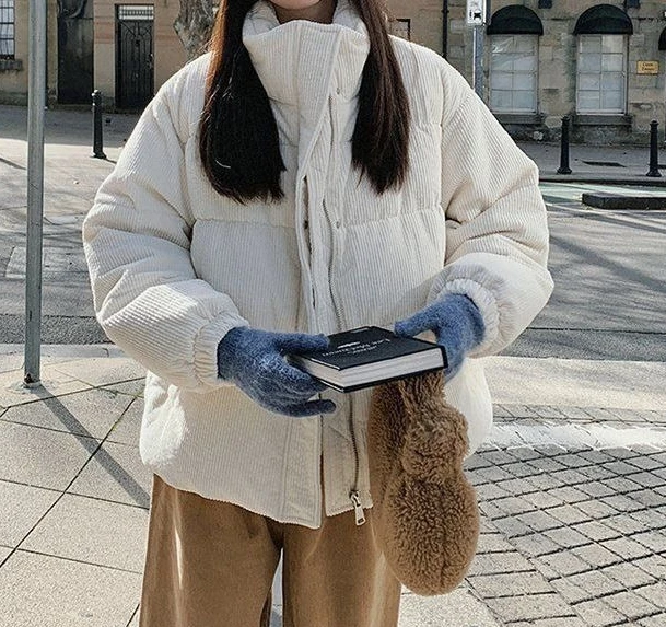 2025 Winter New Style Corduroy Cotton Coat for Women