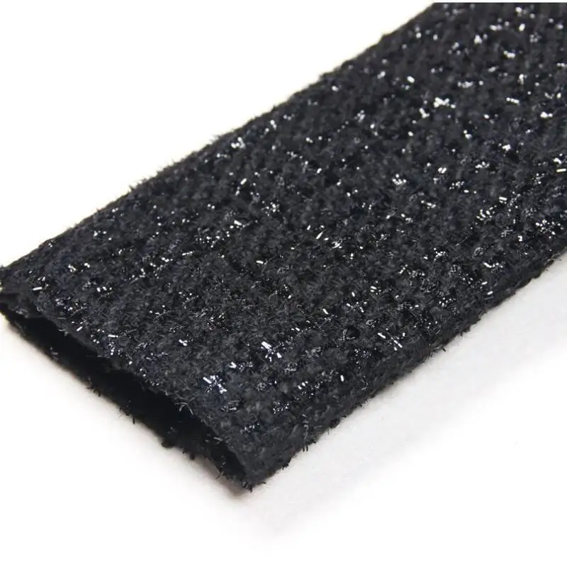 เสื้อแจ็คเก็ตทวีดทรงสลิมสีดำสำหรับผู้หญิง LEOSOXS ประดับลูกปัดเล็บ แฟชั่นเสื้อคลุมคาร์ดิแกนสั้น คอโอ เสื้อเบลเซอร์สำหรับสุภาพสตรีทำงาน ฤดูใบไม้ร่วง 2025 ชุดสูทใหม่