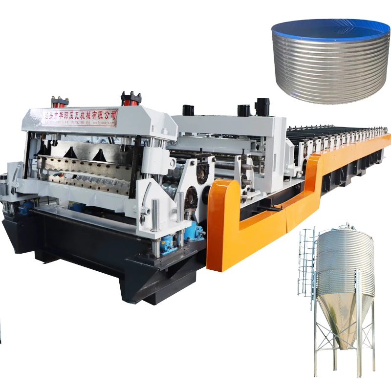 Máquina Automática de Conformado en Frío para Silos de Acero para Granos con Máquina de Curva en Línea/Máquina de Curva Separada Personalizada