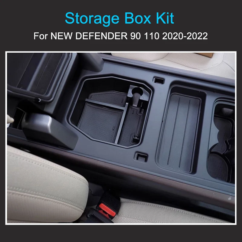 ABS Storage Box for Land Rover Defender 110 Accessories High Quality Interior Kit for 2020 2021 2022 New Defender 90 Accessory