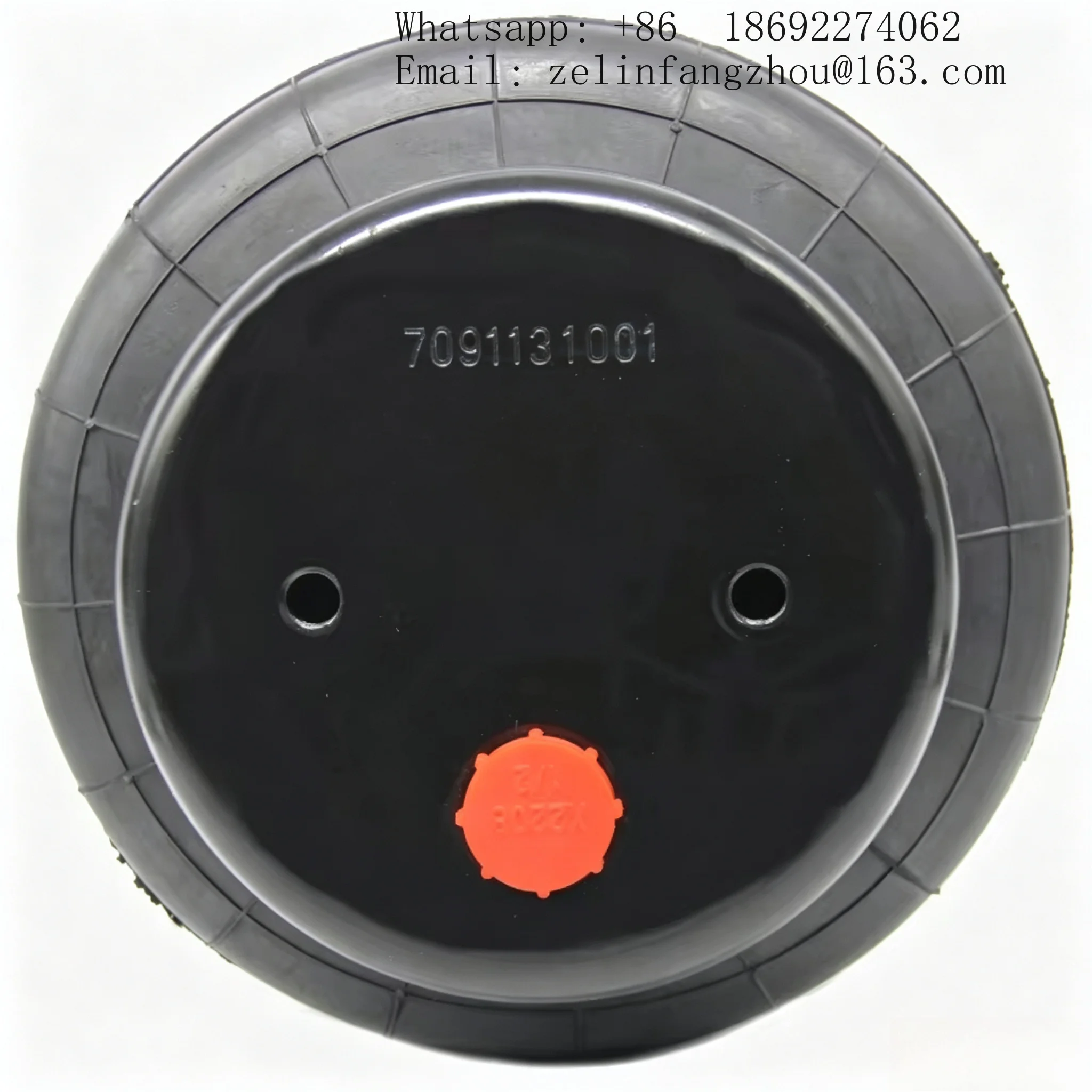 SENHO 3S120-17 Universal Triple Convoluted Rubber Air Spring Bellows Bag for Air Ride Suspension Kit Heavy Duty