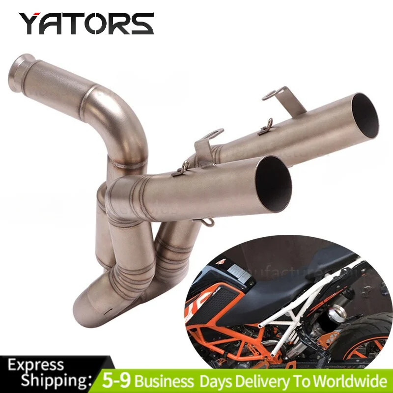 

Dual-outlet 51 Muffler Exhaust Pipe Modified for Duke 390 125 200 250 2017-2020 Exhaust Systems