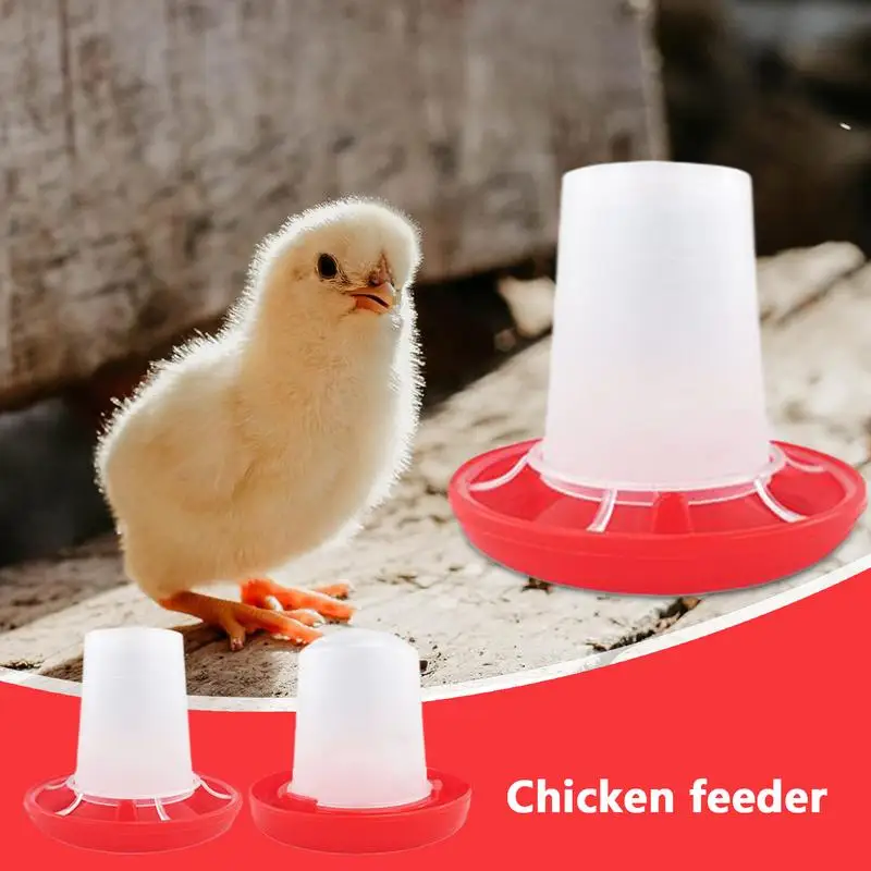 Chick Feeder Chick Feeder And Waterer Set Poultry Feeding Equipment For Backyard Indoor Outdoor Barn Family Pet Livestock