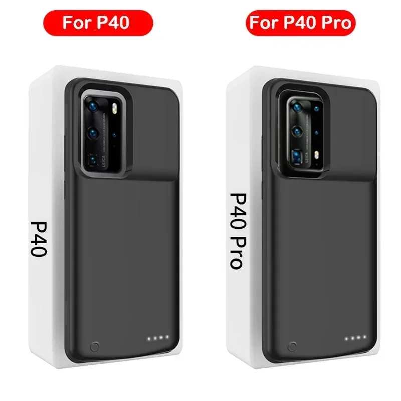 

6800mAh External Backup Battery Charger Case for Huawei P40 Pro Battery Case for Huawei P40 Power Bank Charger Case Mobile