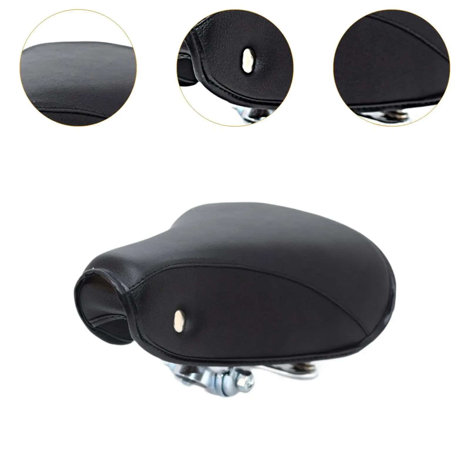 Vintage Bike Saddle Classic Waterproof Comfortable Seat Bicycle Saddle for