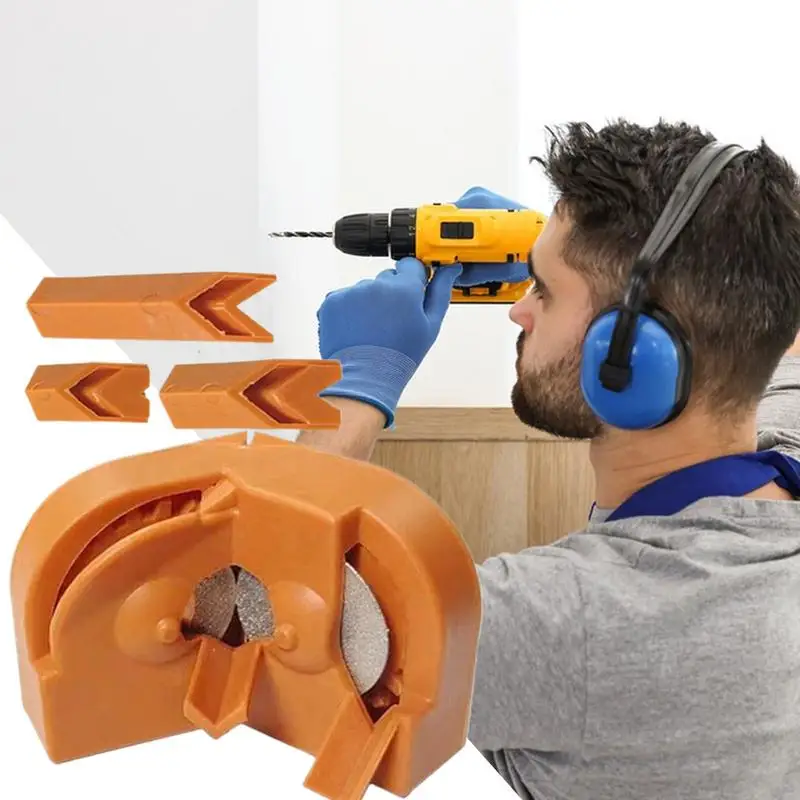 Afilador de brocas para amoladora, máquina rectificadora ergonómica, ayuda de alto rendimiento, herramienta afiladora de brocas de precisión para