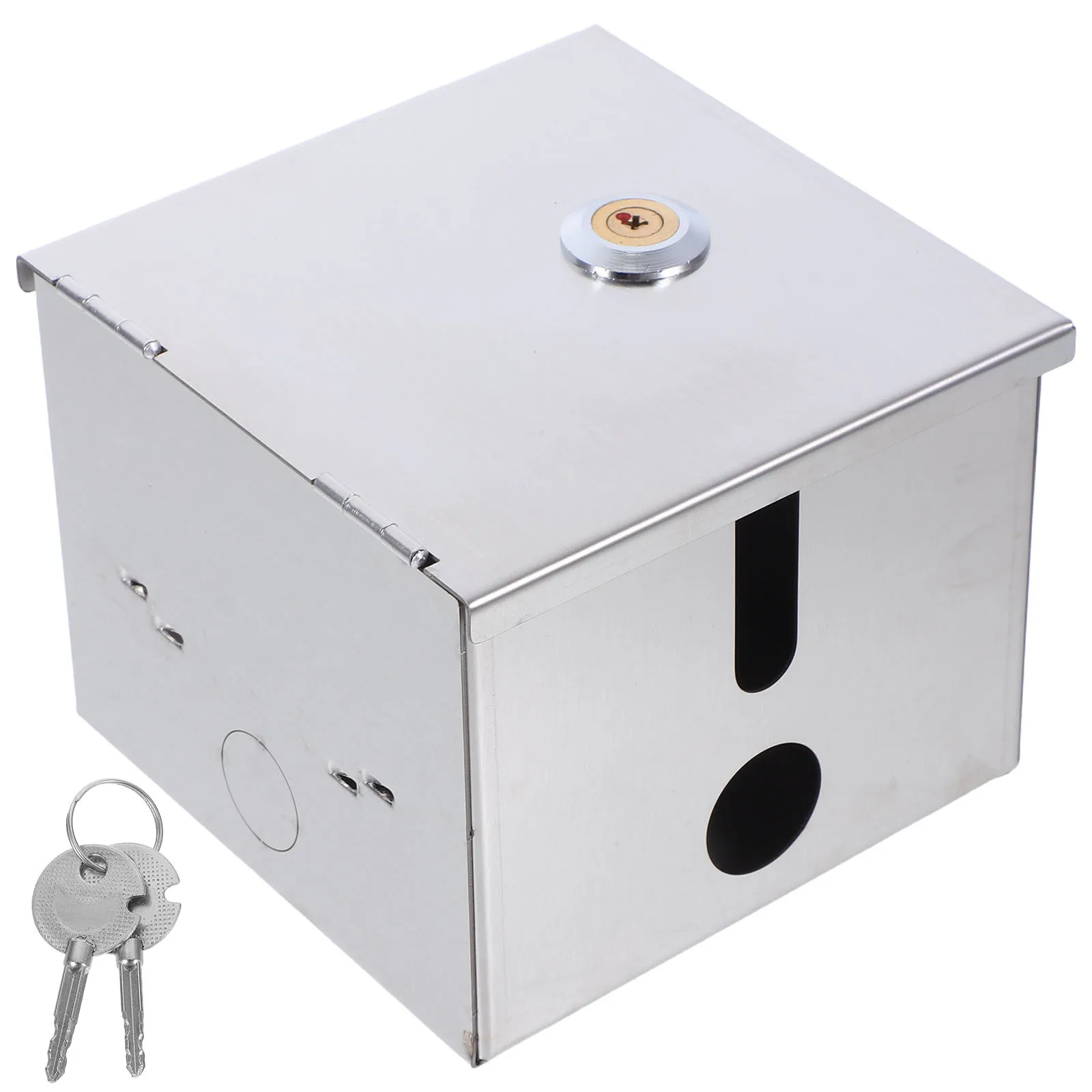 

Weatherproof Outdoor Electrical Enclosure 86 Type Stainless Steel Waterproof Box Lockable Security for Streets Parks Schools and