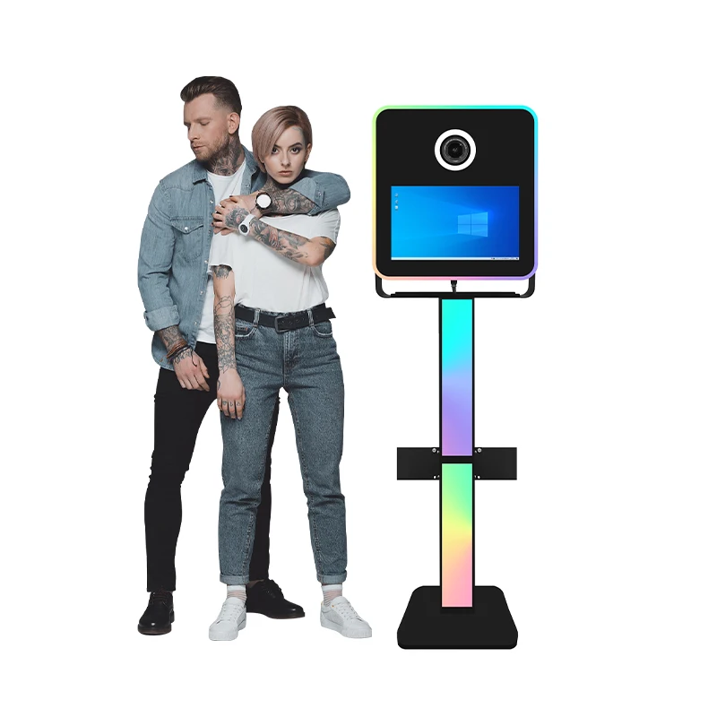 15.6 Inch DSLR Photo Booth Selfie Booth DSLR Camera Photo Booth for Party