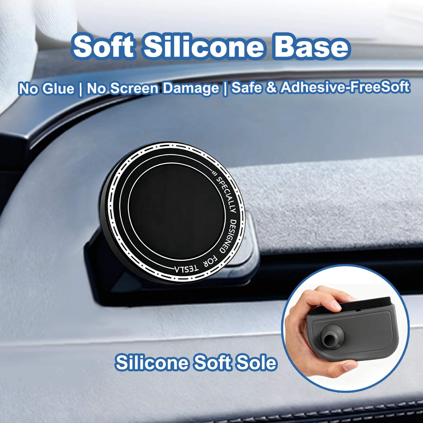 

For Tesla Model 3 Highland 2024-2025 Car Phone Holder For Tesla Model Y Juniper 2025 Magnetic Phone Mount