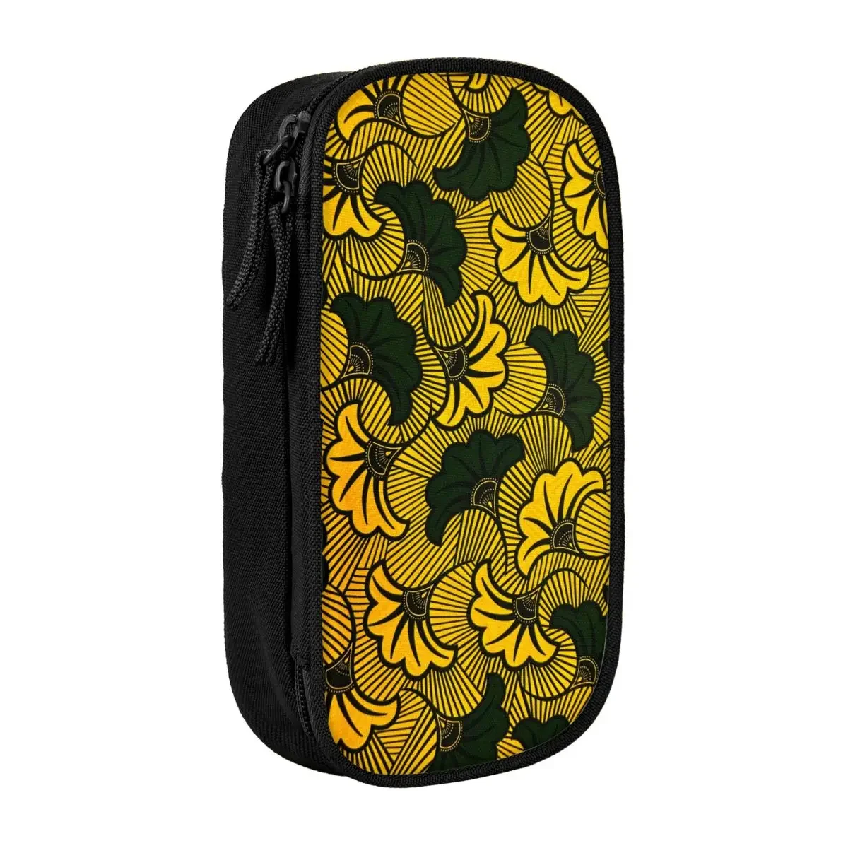 Custom Geometric African Ethnic Tribal Ankara Pattern School Pencil Cases Large Storage Pencil Pouch Students Stationery