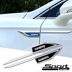2pcs car accessory Side Doors Blade car stickers for bmw sportline luxuryline f20 f30 f31 f32 f33 f34 f36 f45 f46 f48 x1 x3 x5