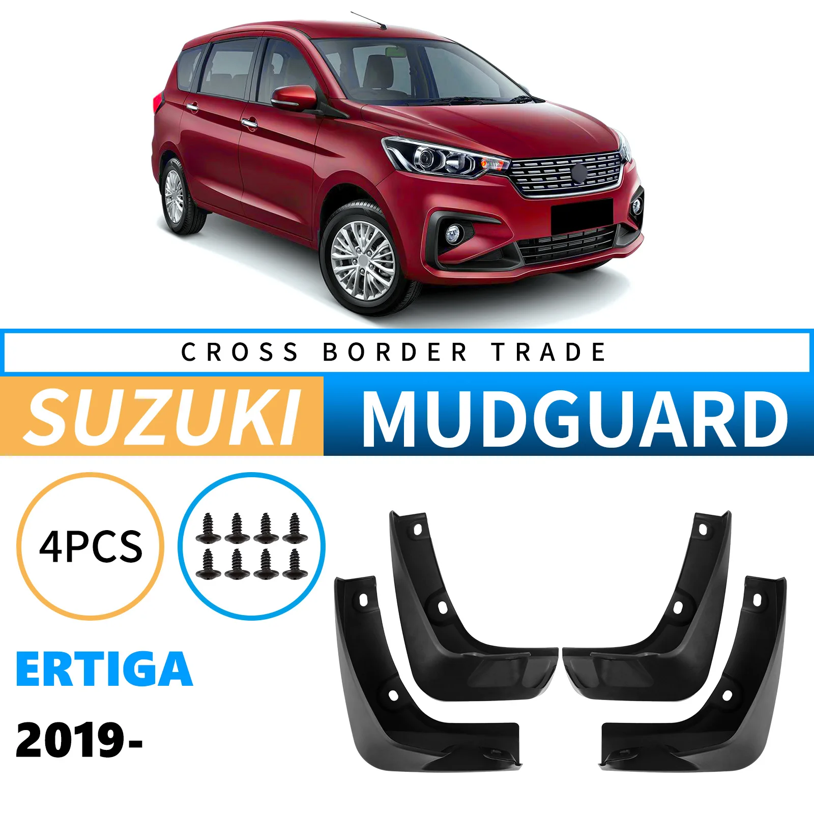 Mudflaps Mudguards Fit for Suzuki Ertiga 2019-2025 Mudguards Tire Fenders Mud Flaps Wheel Guards Accessories