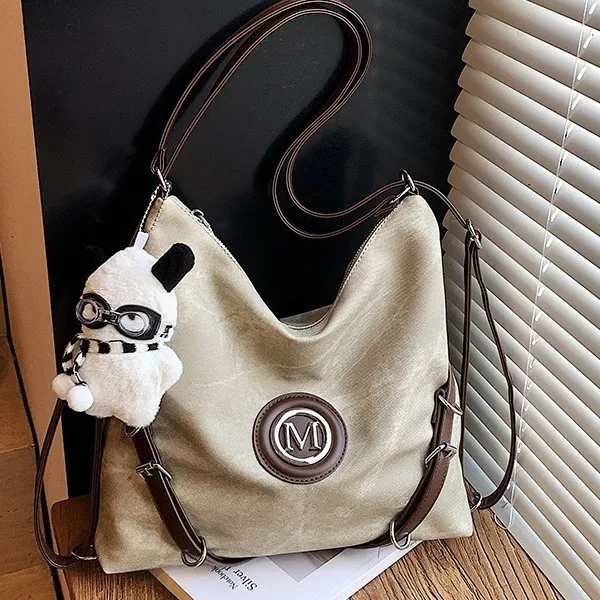 2025 New Women's Large Capacity Tote Bag, Chic Adjustable Strap Crossbody Purse, Versatile Shoulder Bag for Work & Daily Commute