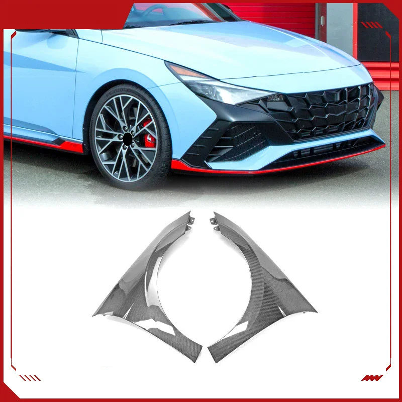 

Carbon fiber Fender for Elantra Avante N 21-22 modified Front Fender wing surround Body kit Car Accessories