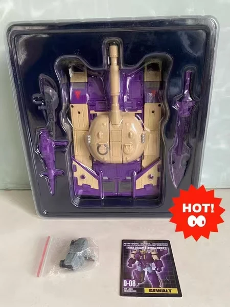 In Stock Transformation DX9 D08 Gewalt Blitzwing Version 3.0 25CM MP Ratio G1 Action Figures Toy Gift Hobby