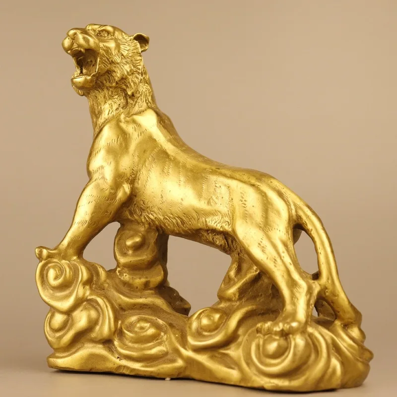 , Copper , Bronze For Home And Office, Ascending To , Tiger Above The Clouds