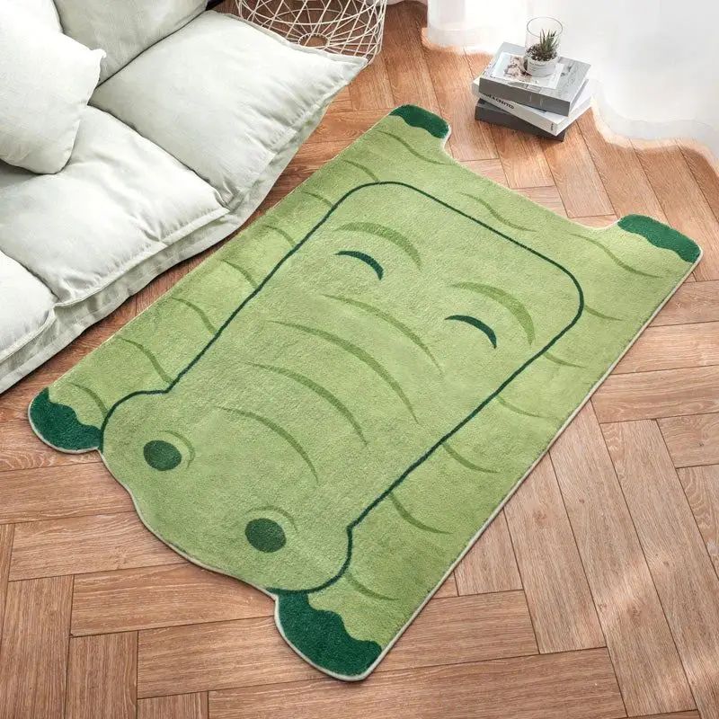 Cartoon Fluffy Carpet For Living Room Animal Plush Bedroom Rugs For Kids Lion Tiger Elephant Soft Nursery Play Mat For Children