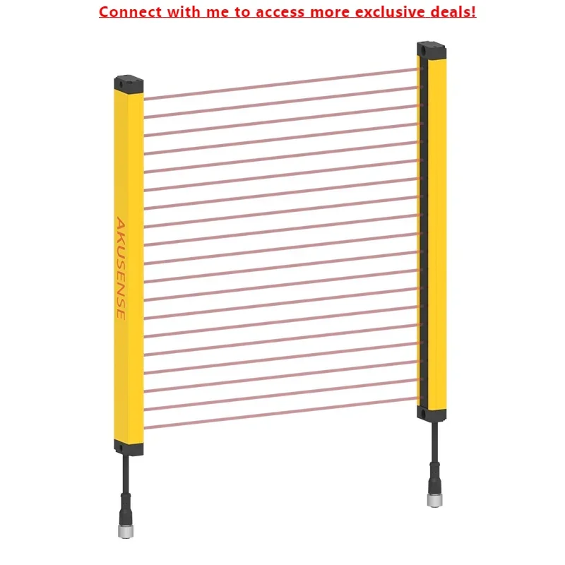 

1.5m Long Distance High Quality 24v Pitch Light Curtain Barrier Safety Protection Sensor Top-emitting Type Line Synchronization