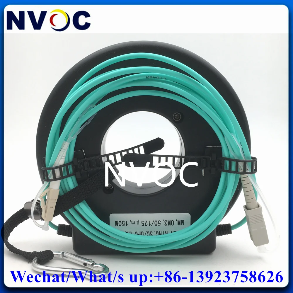 200M SC/ST/FC/LC MMF 50/125 OM3-150 OM3-300 Fiber Optic OTDR Launch Cable Box Dead Zone OM3 Multimode Mode Fibre Optical Ring