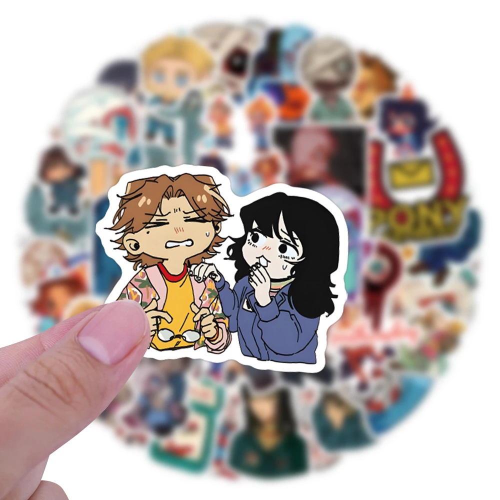

10/30/55pcs Cool Mouthwashing Cartoon Game Stickers Waterproof Graffiti DIY Laptop Skateboard Phone Car Anime Decals Decoration