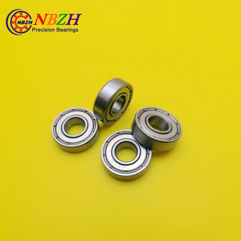  Free Shipping NBZH Bearing50pcs Thin Wall Deep Groove Ball Bearing 697ZZ 7*17*5 Mm