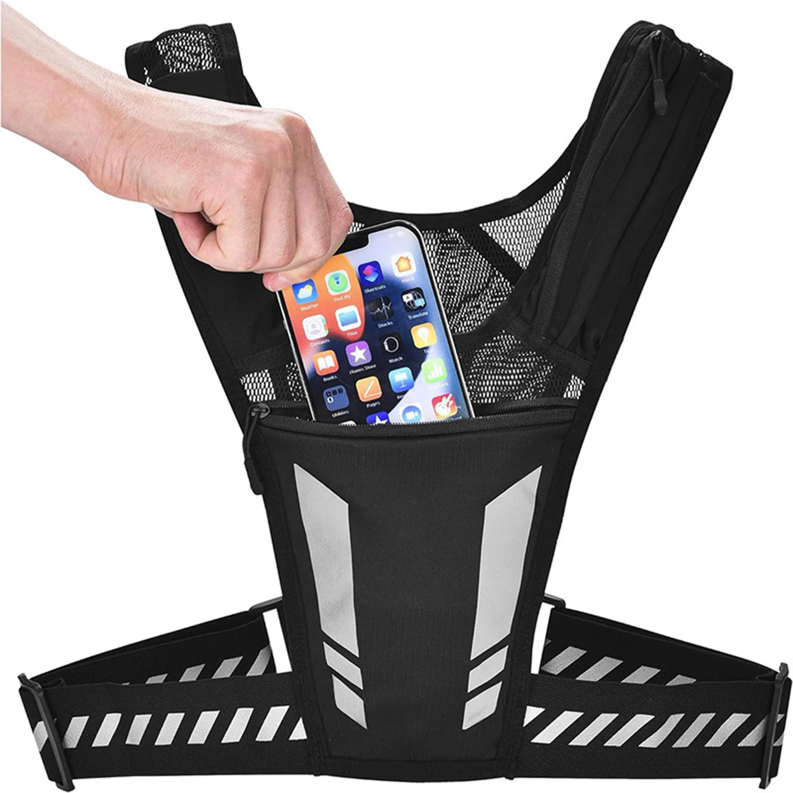 AliExpress NONE Ultra Light Running Vest with Phone Pocket Water Bottle Holder Breathable Hydration Pack for Outdoor Cycling Hiking Trail