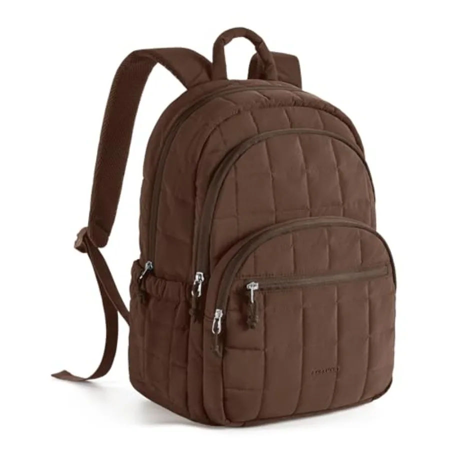 

Рюкзак для ноутбука, дорожный рюкзак для женщин, стеганый повседневный рюкзак, водонепроницаемый, для ноутбуков до 15,6 дюймов