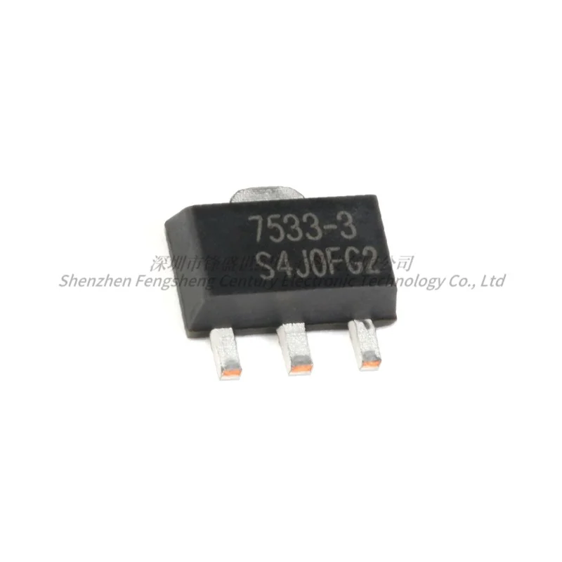 HT7533-3 SOT-89 3.3V/100mA Low Dropout Linear Regulator (LDO) Chip New Original