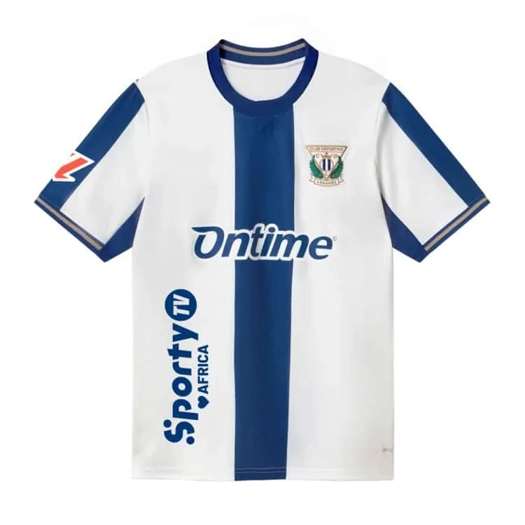 Leganés Home Kit 2026-2027 Black White Sports Clothing 2026 Summer Men Women Breathable Quick-drying Shirt Match Sports Clothing