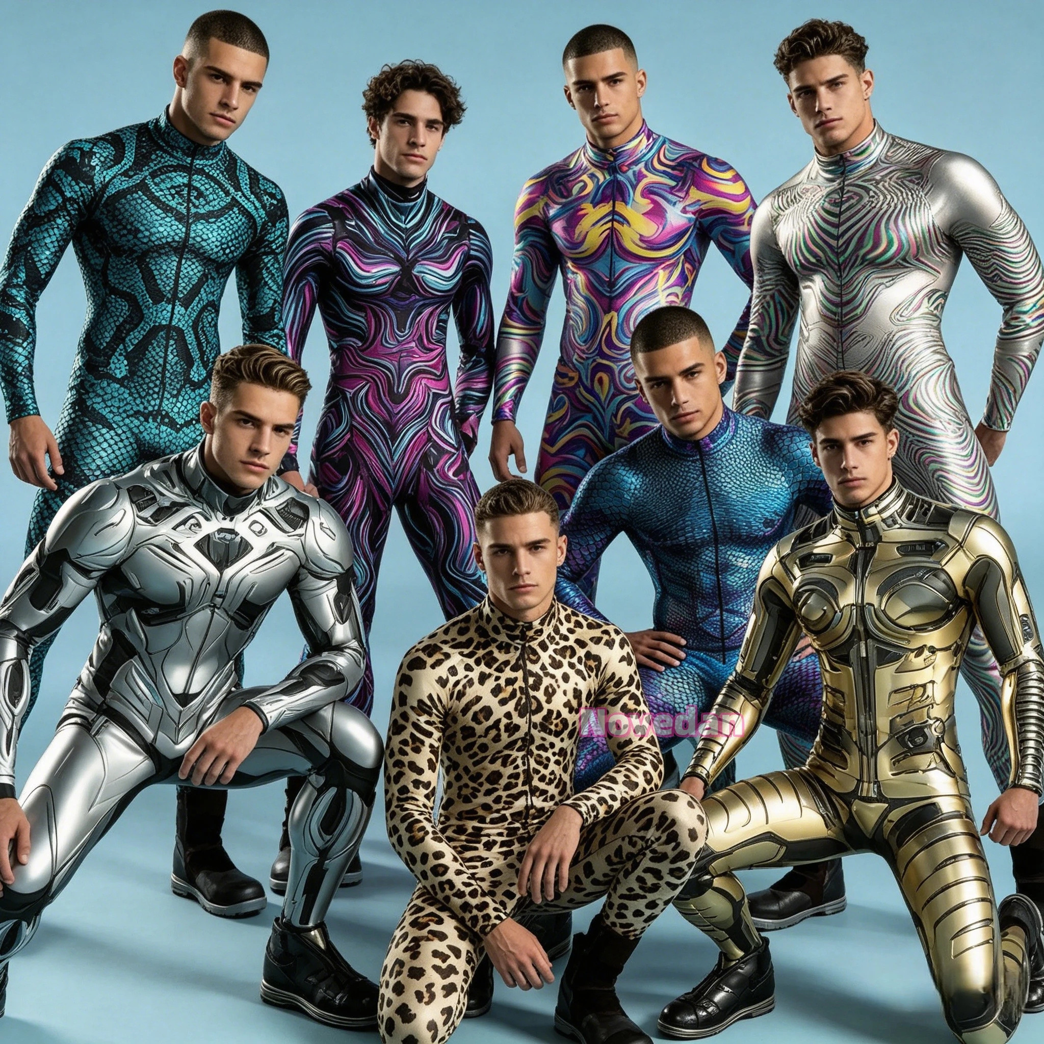 Damen Herren Cosplay Punk Steampunk Kostüm Spandex Bodysuit Cyberpunk Mechanische Rüstung Jumpsuit Erwachsene Kinder Halloween Party Einteiler
