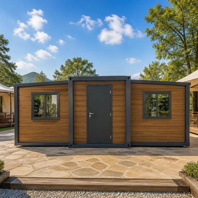 Fireproof 30ft Expandable Container House Modern Design Windproof Waterproof Prefab Mobile Home Sturdy Office Building Bedroom