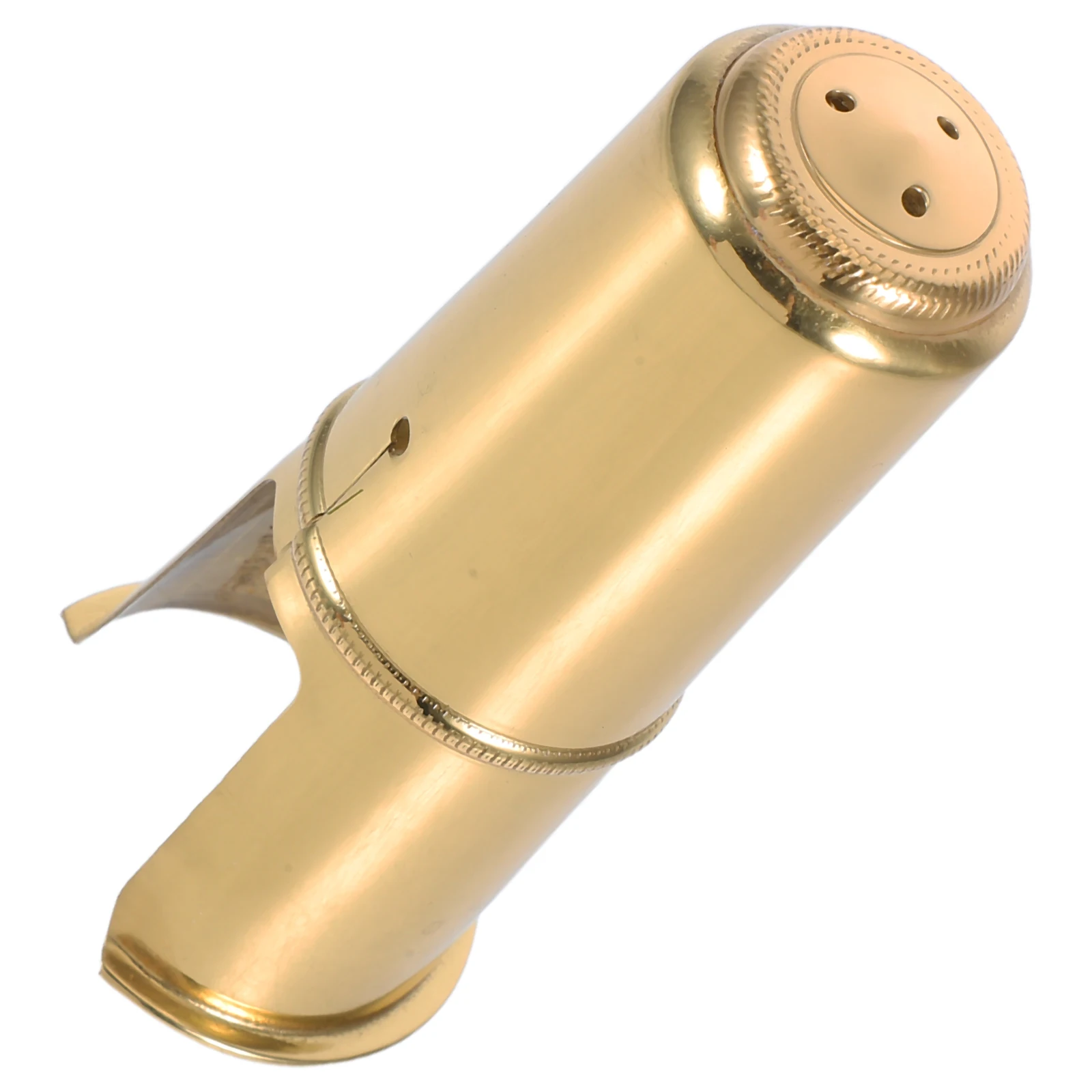

84 Mm Saxophone Hood Tenor Accessory Mouthpiece Cap Golden Protective Musical Instrument