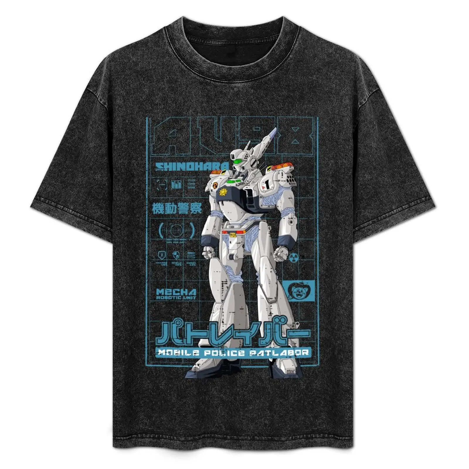 Patlabor AV98 T-Shirt man clothes tops plain clothes for men