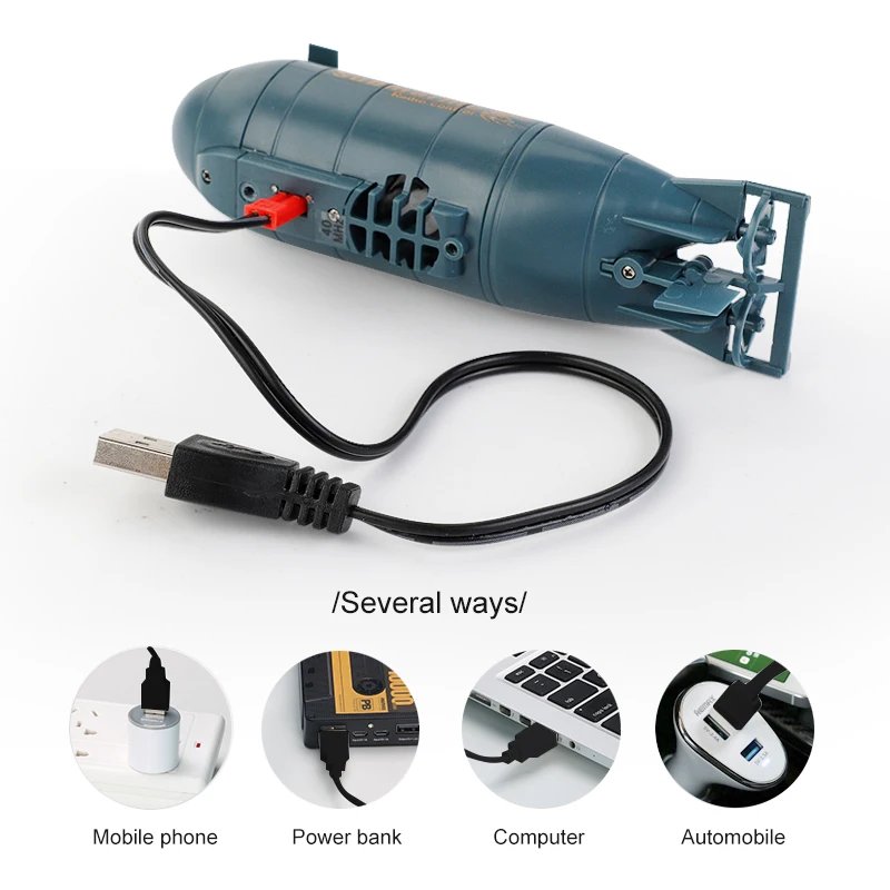 Menino crianças presente de aniversário lancha submarina barco simulação mini navio modelo mergulho elétrico controle remoto brinquedo à prova dwaterproof água