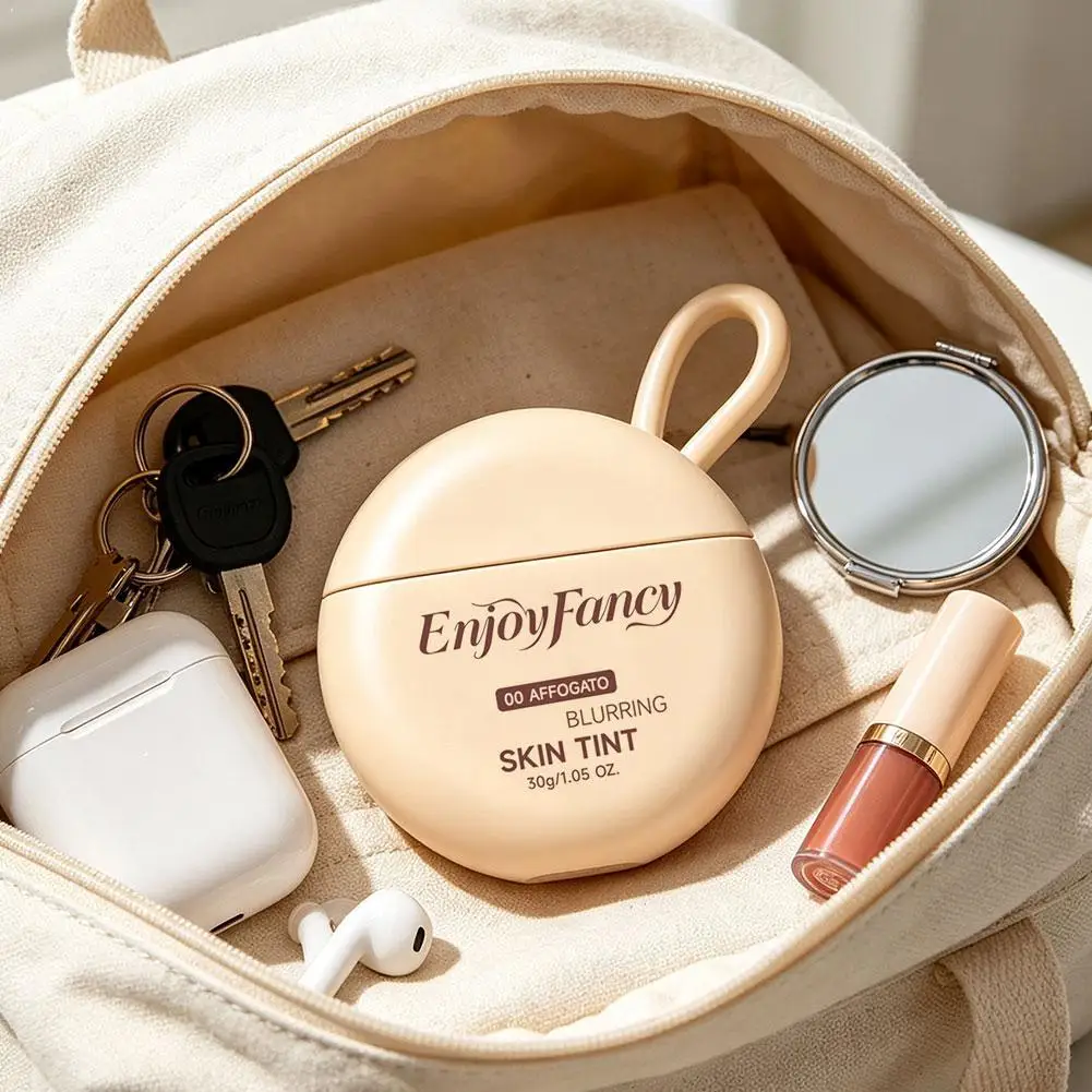EnjoyFancy Soft-focus Skin-toning Foundation Liquid, Moisturizing, Natural, Lightweight, Breathable BB Cream Primer