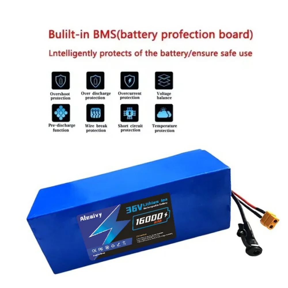 

10S3P 36V 16000mAh Electric Scooter Lithium Battery 21700 battery pack 36V 16Ah Electric Scooter Electric Scooter Battery 36v.