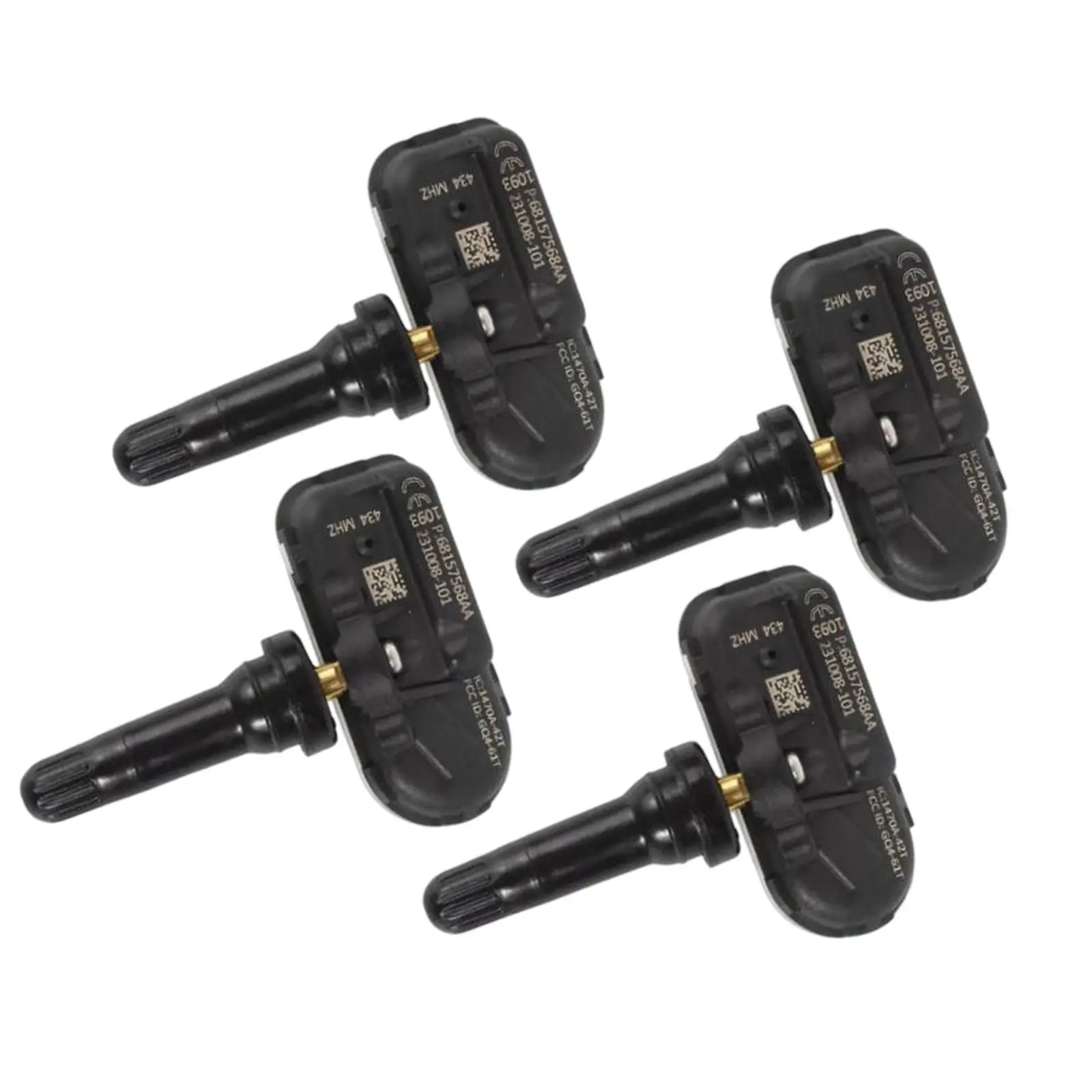 

4Pcs Tire Pressure Sensor 68239720Ab 68157568AC for RAM 1500 2500 3500